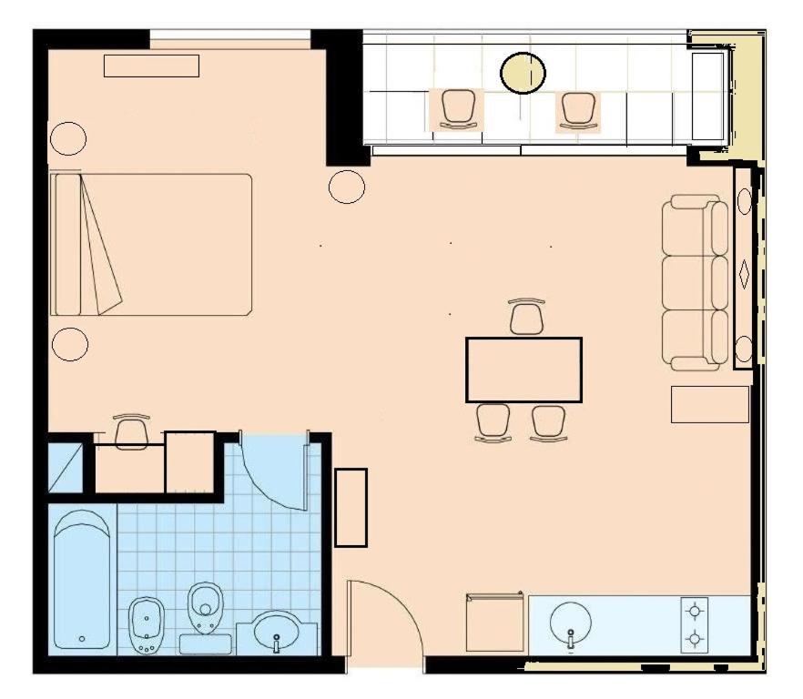 Apart 1013 Con Piscina Gimnasio Laundry Y Seguridad 24 Hs بوينس آيرس المظهر الخارجي الصورة